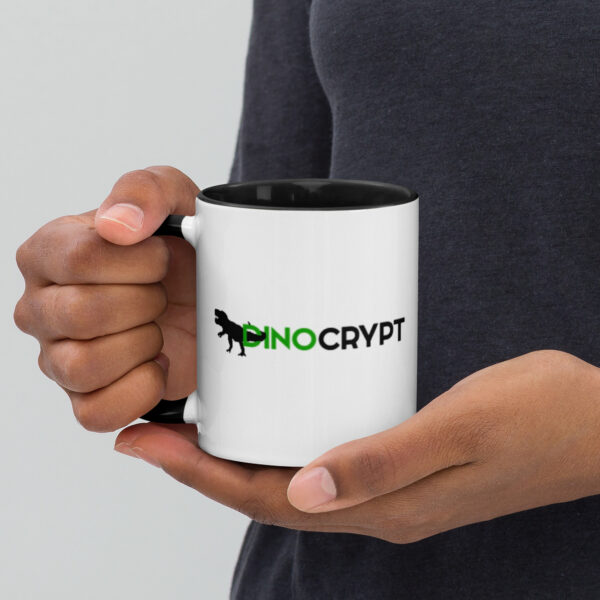 DinoCrypt Mug with Color Inside - Image 2