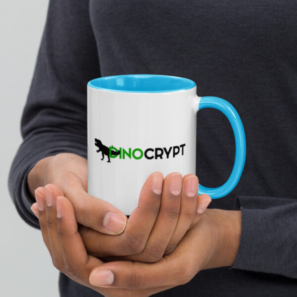 DinoCrypt Mug with Color Inside - Image 7