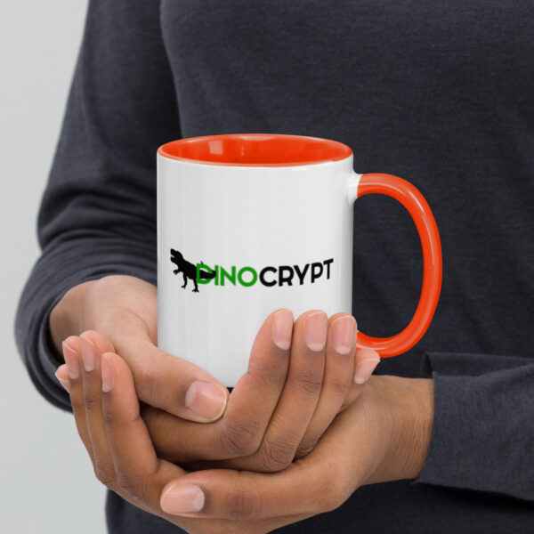 DinoCrypt Mug with Color Inside - Image 6